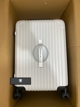 Porsche Design walizka podręczna matowa biel kabinowa Porsche