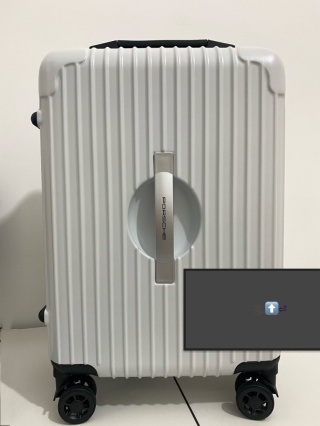 Porsche Design walizka podręczna matowa biel kabinowa Porsche