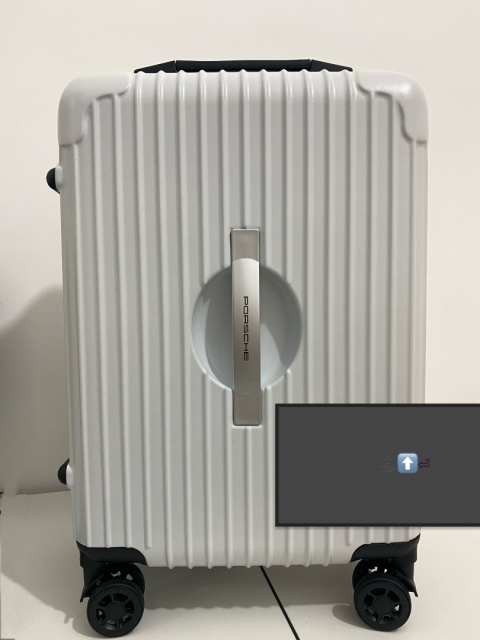 Porsche Design walizka podręczna matowa biel kabinowa Porsche