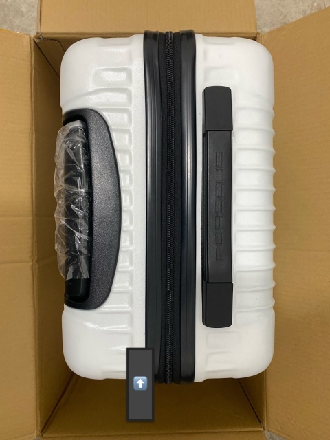 Porsche Design walizka podręczna matowa biel kabinowa Porsche