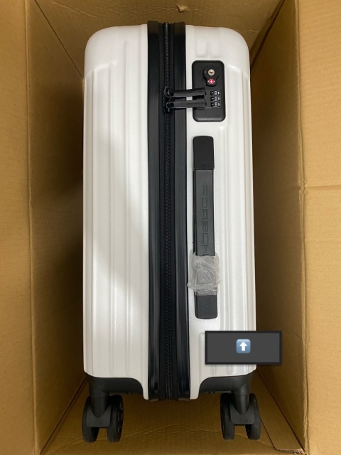 Porsche Design walizka podręczna matowa biel kabinowa Porsche