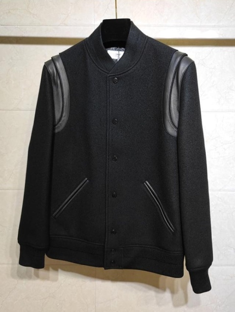 Kurtka męska bejsbolowa bamberka Saint Laurent