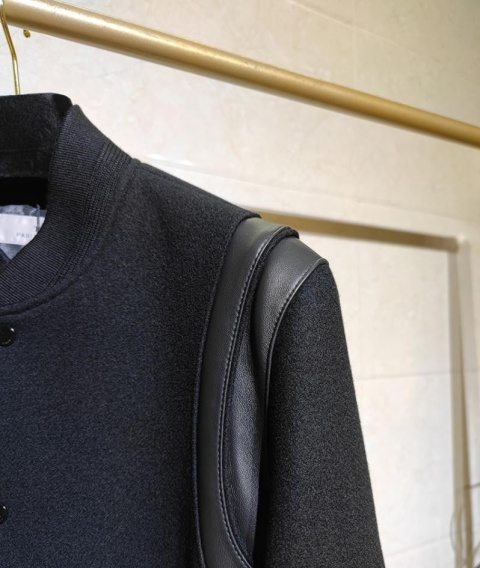 Kurtka męska bejsbolowa bamberka Saint Laurent