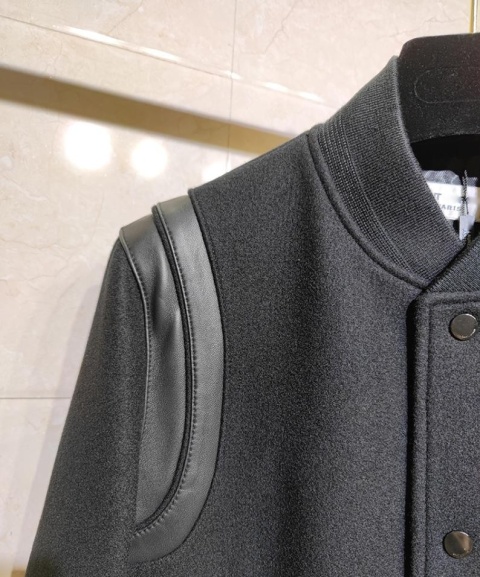 Kurtka męska bejsbolowa bamberka Saint Laurent