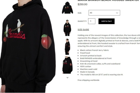 Luksusowa bluza z kapturem 3.Paradis