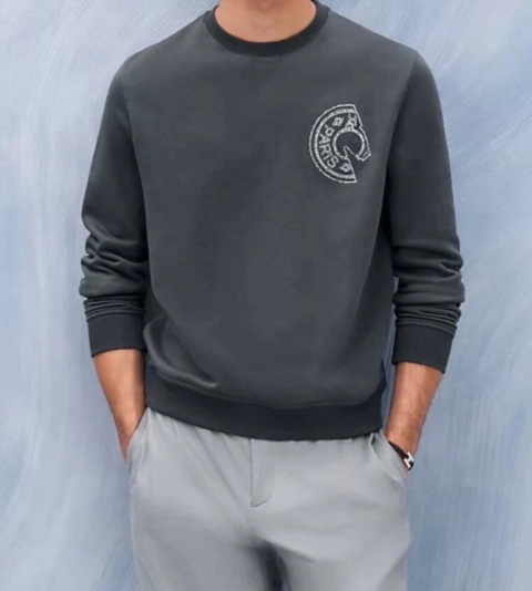 Bluza męska z bawełny Hermes