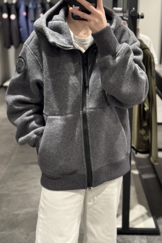 Bluza wełniana zapiana na zamek Canada Goose