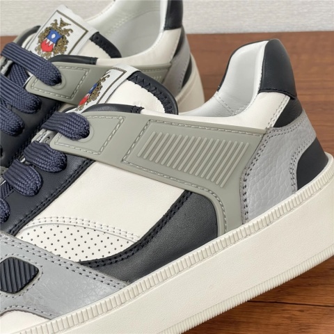 Sneakersy męskie skórzane Bally