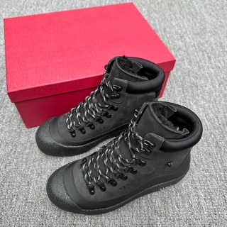 Luksusowe śniegowce skórzane Bally