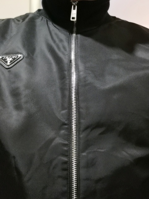 Bluza Prada lekka kurtka zapinana na zamek