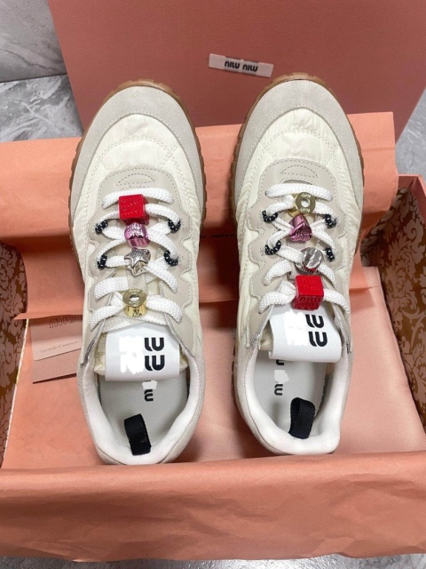 Buty damskie snekersy Miu Miu