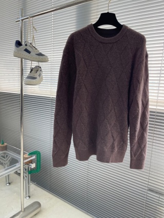 Luksusowy męski sweter wełniany - kaszmir