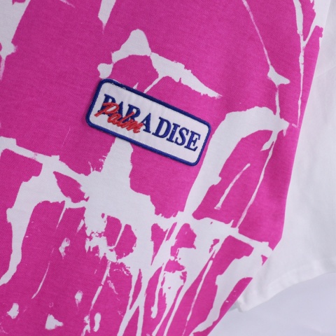 Koszulka Palm Angels Pink Graffiti Tee