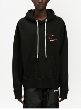 Bluza Palm Angels Coral Embroidery Hoodie