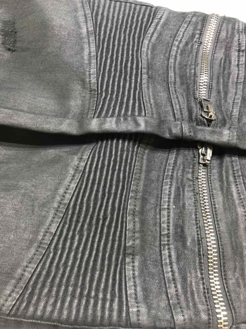 Spodnie Amiri Ciemno - Szare Slim fit