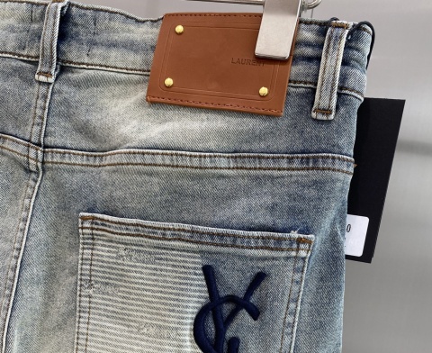 Spodnie Saint Laurent styl slim fit