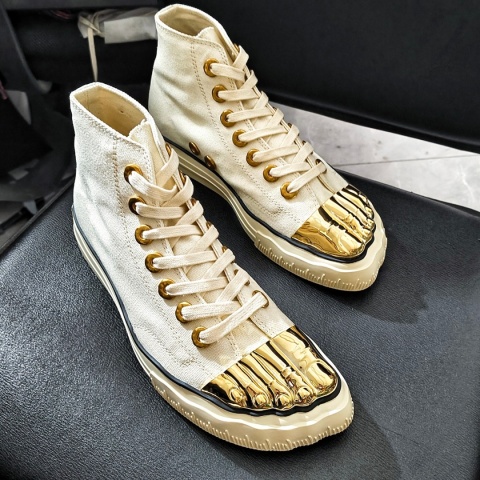 Trampki Schiaparelli High‑Top Canvas Gold Edition