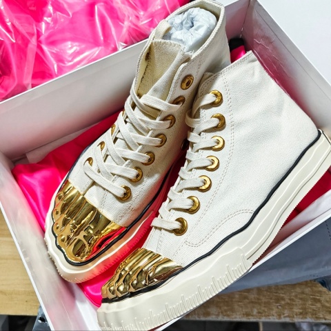 Trampki Schiaparelli High‑Top Canvas Gold Edition