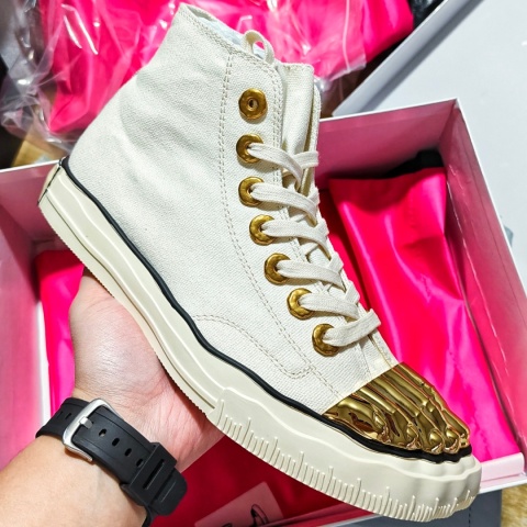 Trampki Schiaparelli High‑Top Canvas Gold Edition