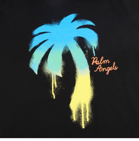 Koszulka Palm Angels Pink Green