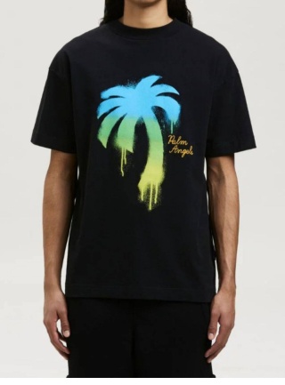 Koszulka Palm Angels Pink Green