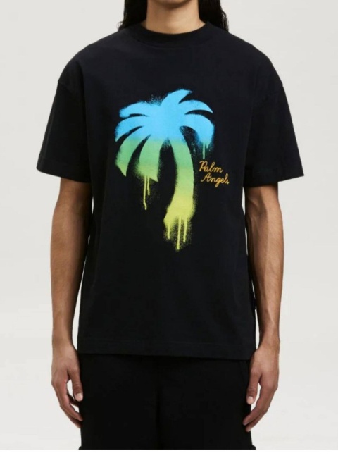 Koszulka Palm Angels Pink Green