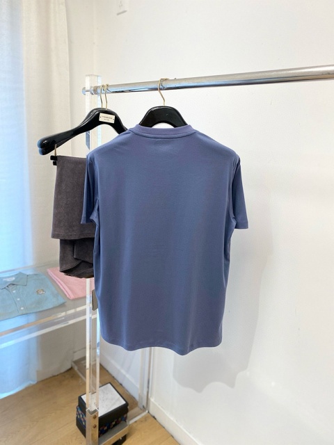 Koszulka męska t-shirt Hermes z jedwabistej bawełny