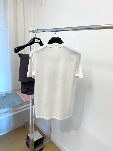 Koszulka męska t-shirt Hermes z jedwabistej bawełny