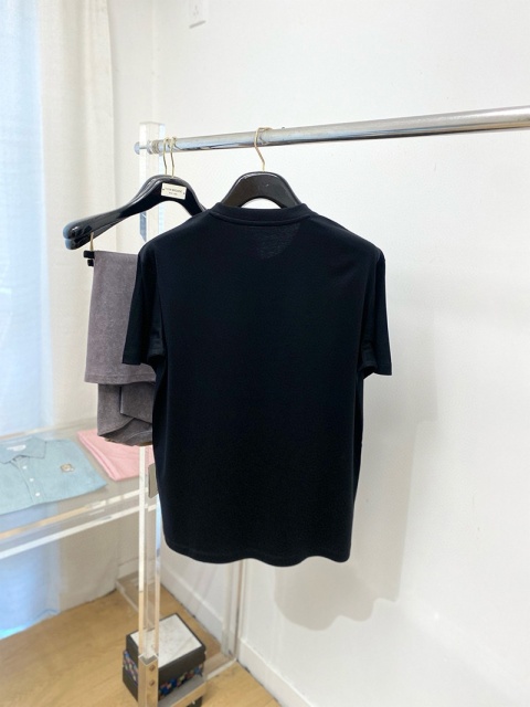 Koszulka męska t-shirt Hermes z jedwabistej bawełny