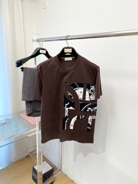 Koszulka męska t-shirt Hermes Premium Silky Cotton