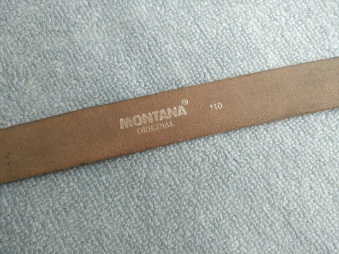 Pasek Montana 100% skóra licowa Uniwersalny casual