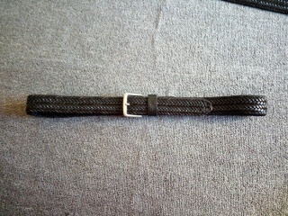 Pasek Ralph Lauren Pleciony 100% skóra licowa Uniwersalny casual