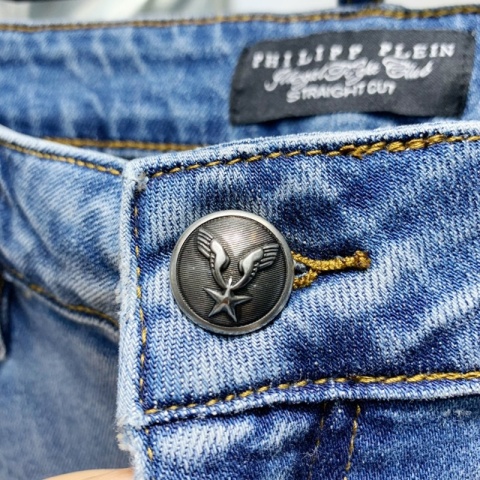 Spodenki jeansowe Philipp Plein·Slim Straight