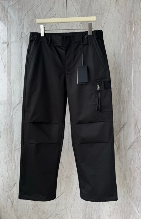 Męskie spodnie Fendi Silky Cotton Cargo Straight Fit