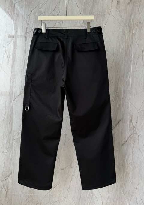 Męskie spodnie Fendi Silky Cotton Cargo Straight Fit