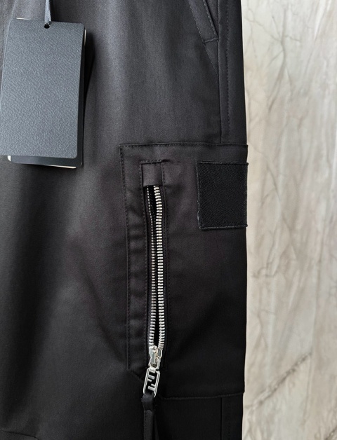 Męskie spodnie Fendi Silky Cotton Cargo Straight Fit