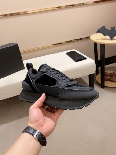 Buty Balmain skóra licowa + zmasz