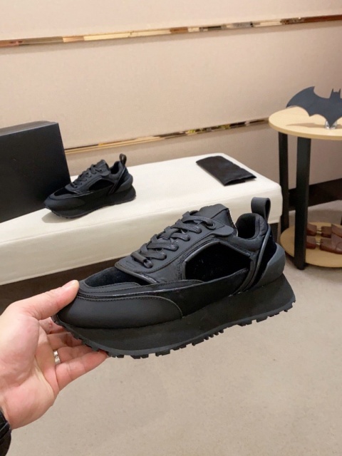 Buty Balmain skóra licowa + zmasz