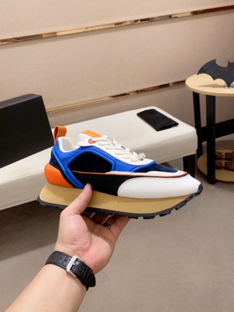 Buty Balmain skóra licowa + zmasz