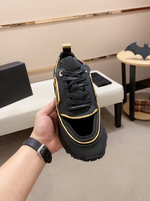 Buty Balmain skóra licowa + zmasz