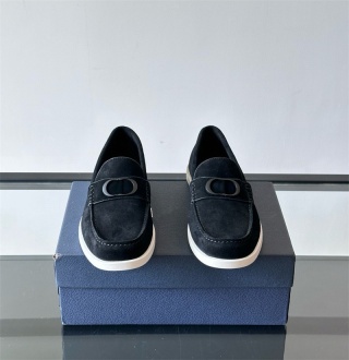 Buty Letenie mokasyny zamszowe Dior