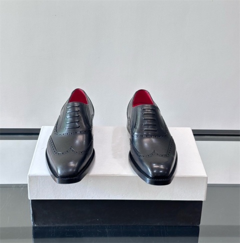 Buty męskie biznesowe Berluti Paris skórzana podeszwa