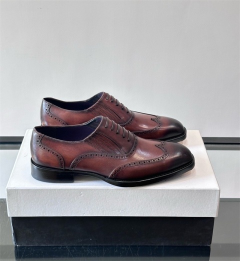 Buty męskie biznesowe Berluti Paris skórzana podeszwa