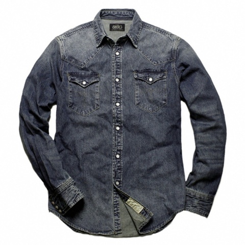 Koszula dżinsowa Ralph Lauren Retro Blue Shirt Jacket