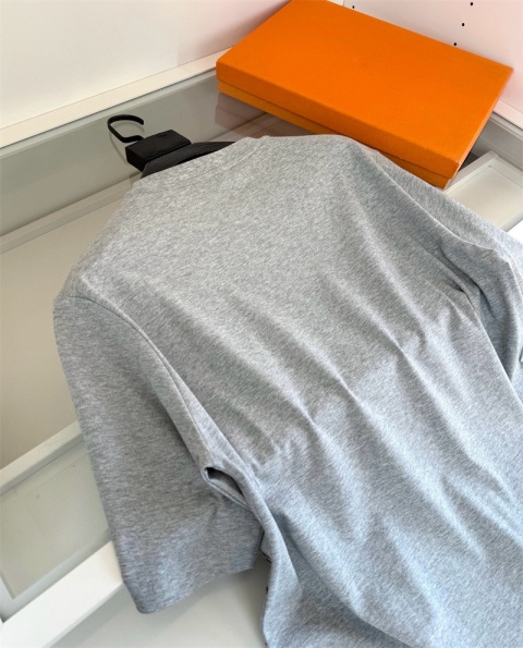 Koszulka Hermes 2026 Wiosna Pure Cotton Loose Fit