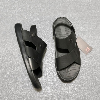 Męskie Sandały Yohji Yamamoto Gruba Podeszwa Prawdziwa Skóra 2‑Way Wear Wiosna 2023