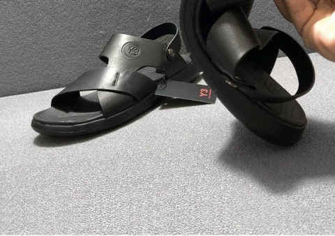 Męskie Sandały Yohji Yamamoto Gruba Podeszwa Prawdziwa Skóra 2‑Way Wear Wiosna 2023