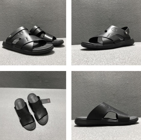 Męskie Sandały Yohji Yamamoto Gruba Podeszwa Prawdziwa Skóra 2‑Way Wear Wiosna 2023