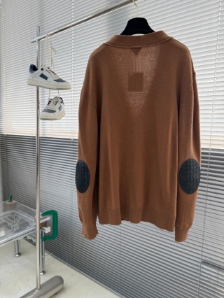 Sweter Bottega Veneta Kardigan Unisex Wełniny Premium Casual