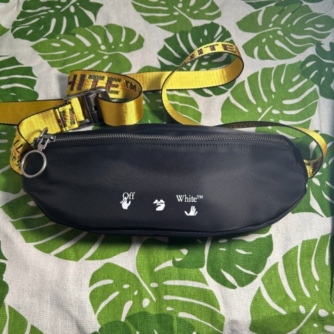 Torebka na ramię Off White Casual /Sport Crossbody Bag Black & Yellow